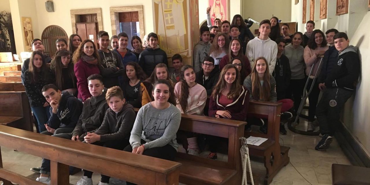 Επίσκεψη της Γ’ Γυμνασίου στον Καθολικό Ναό Αγίου Φραγκίσκου