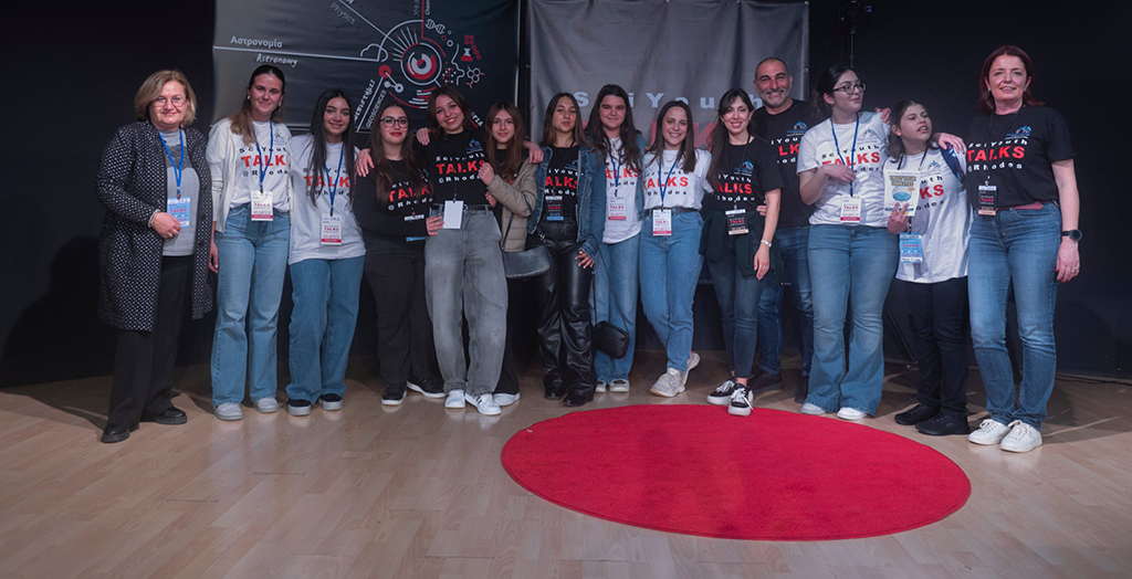 Στη σκηνή του SciYouth TALKS @Rhodes και το 4ο ΓΕΛ Ρόδου